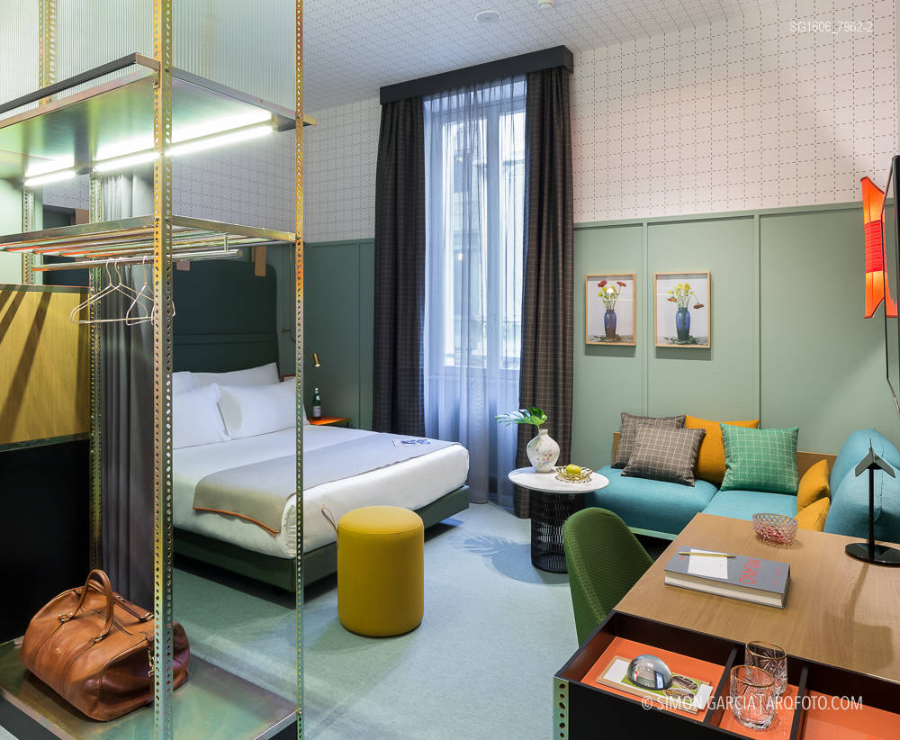 Room Mate Giulia Hotel in Milan by Patricia Urquiola.